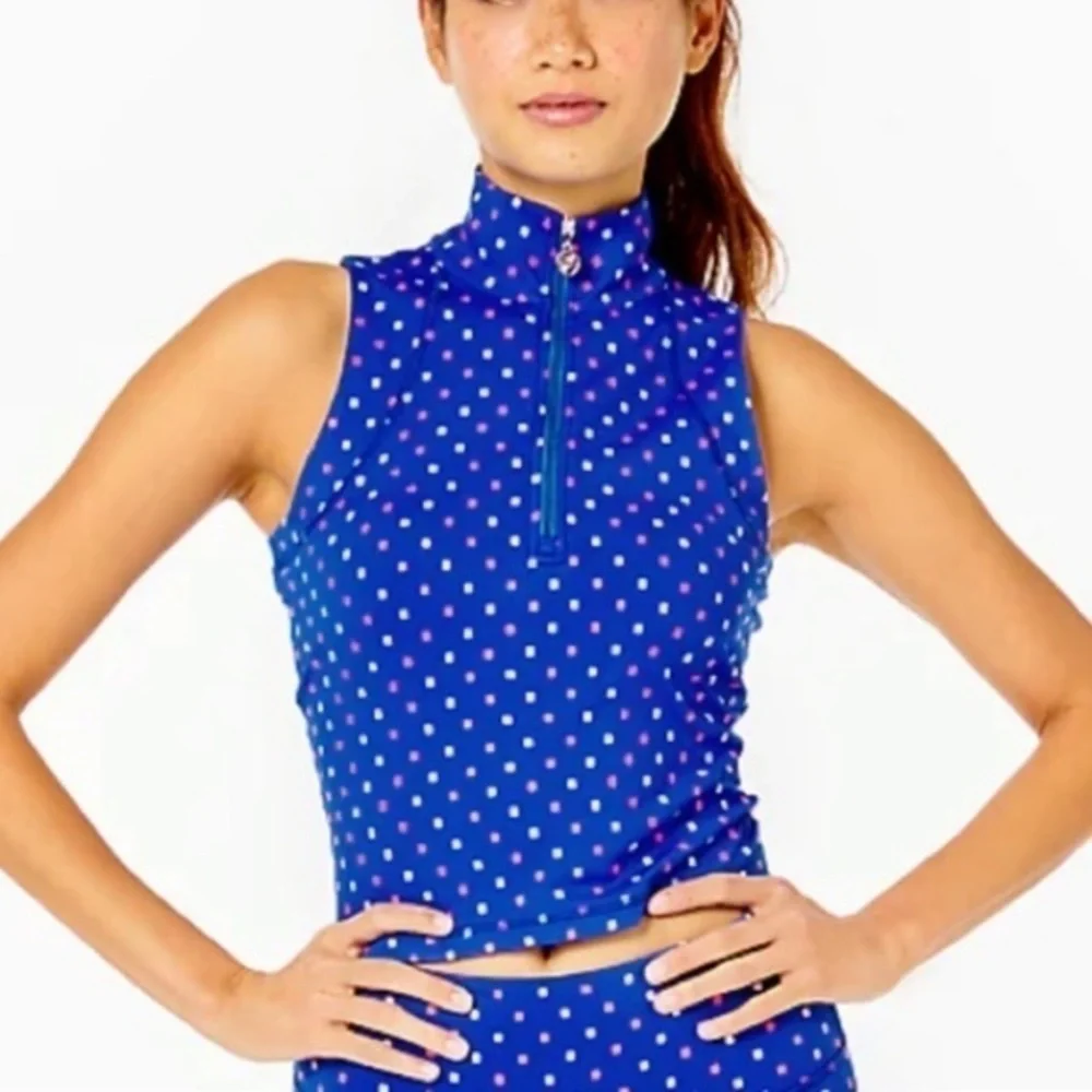 Lilly Pulitzer Calli Half Zip Top NWT Sz XL - Picture 4 of 11